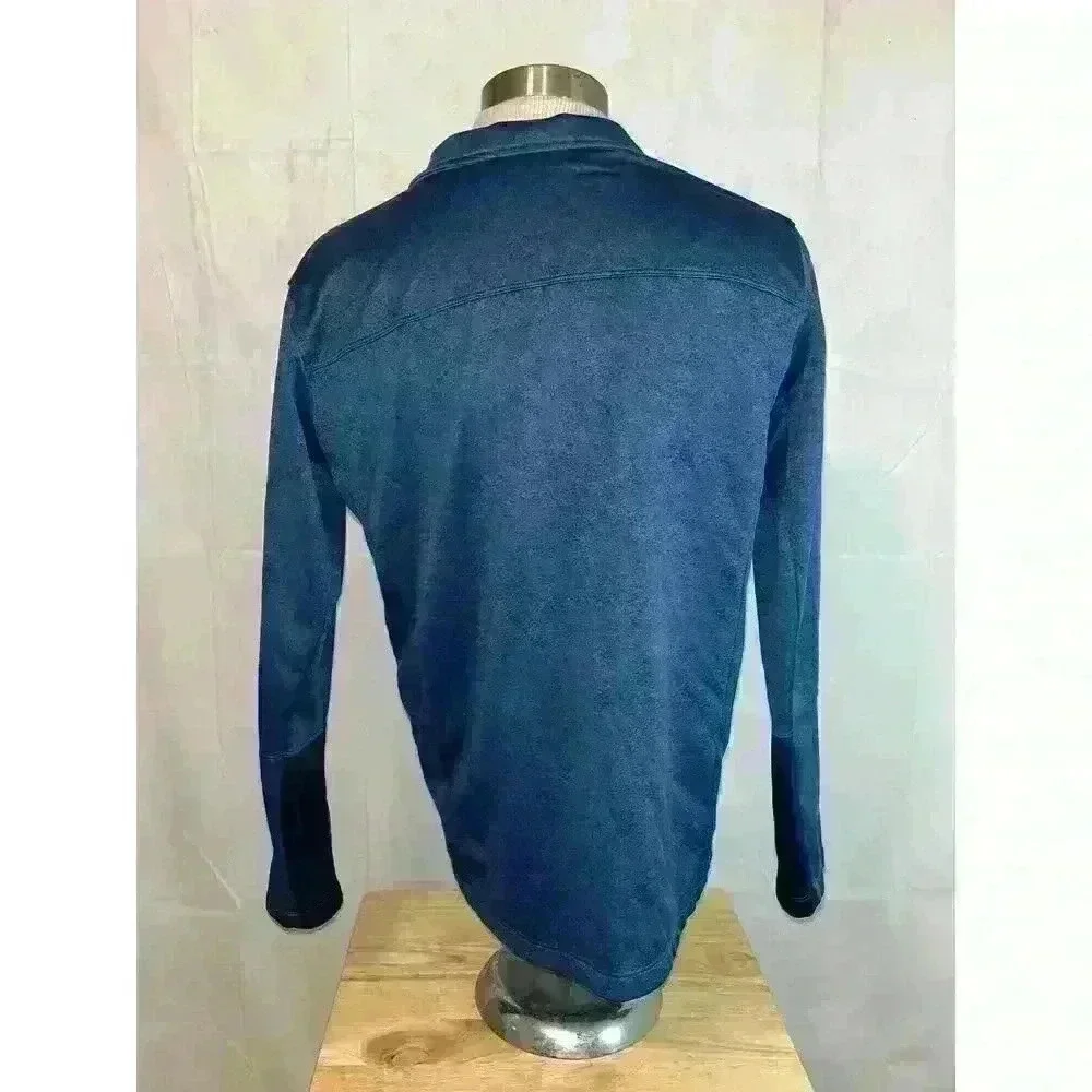 The North Face Blue Canyonlands 1/2 Zip Pullover Outdoor Jacket Men's Size Large